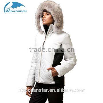 Women's Wholesale High Quality Down Coat and Jackets With Faux-fur Hood