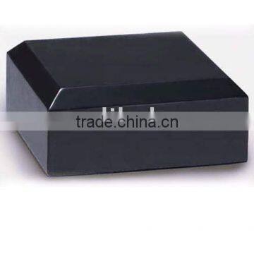 Square black trophy marble base