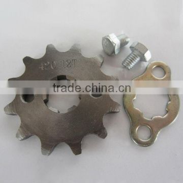 high quality 420 17mm 150cc motorcycle sprocket