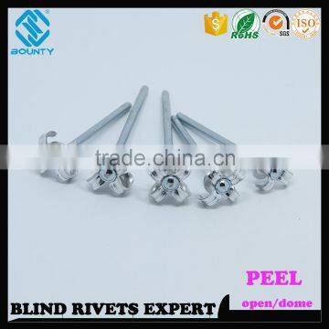 HOT SELLING OPEN END MANUFACTURER DOME HEAD ALU/ST PEEL TYPE RIVETS photo-4
