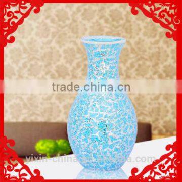 35cm Height Mosaic Glass vase/flower vase/tall glass flower vaseYX16030301