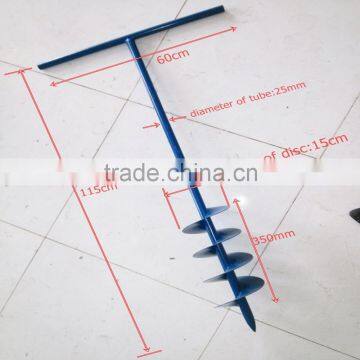 low price metal manual post hole auger