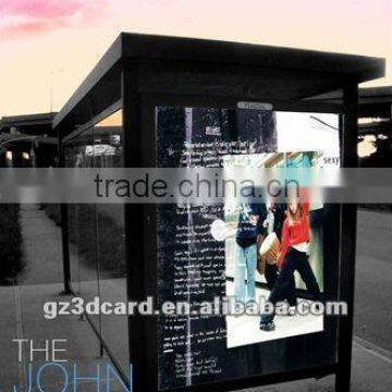 PET 3D Lenticular poster of building for promotional item