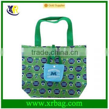 Custom full print grocery storage tote shopping bag