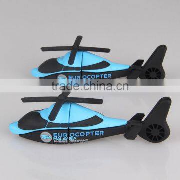 Wholesale plane shape usb flash drive 2GB4GB8GB16GB custom solution for PVC air plane USB flash drive