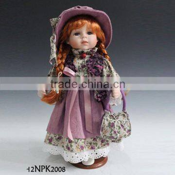 12'' Collection ceramic doll home decoration