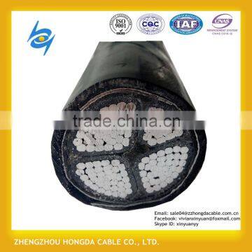 Cable manufacturer 1.8/3kv power cable with aluminium conductor