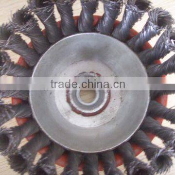 knotted wire cup brush