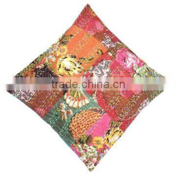 Indian Handmade Kantha Cushion Covers~from manufacturer in India on highly discounted prices