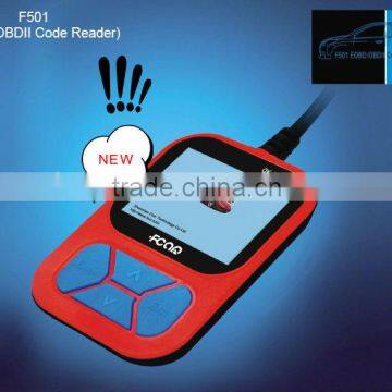 New arrival FCAR F501 OBD-II /EOBD car alarm code reader for univeral cars diagnostic scanner tools