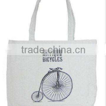 Recycled One Color Printed Canvas Cotton Shopping Bag Road Bag Supplier's Choice photo-5