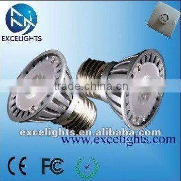 high brightness 3w dimmable led spot lamp