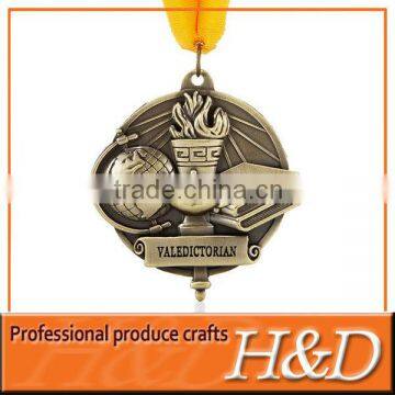 retro custom award metal medals for good marks