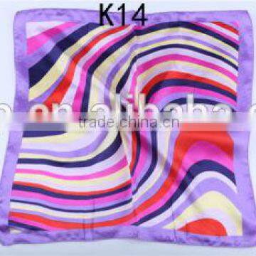 women Silk Satin square Scarf Neckerchief SS-006