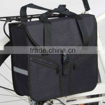 bicycle rear single volume carrier bag