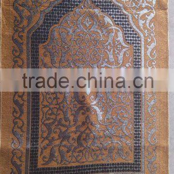 2015 100%chenille Jacquard Woven Muslim Prayer Rug Mat photo-3