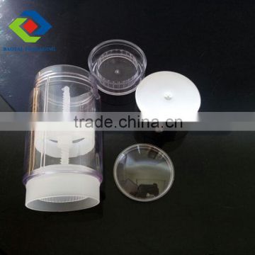 Round deodorant container Natural Roll On SAN material Deodorant