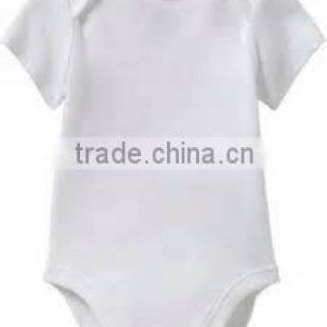 New Born Baby Clothing Bamboo Baby Clothes Plain White Baby Bamboo Onesie