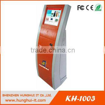 Coin operated bitcoin ATM machine with cash validator for bank