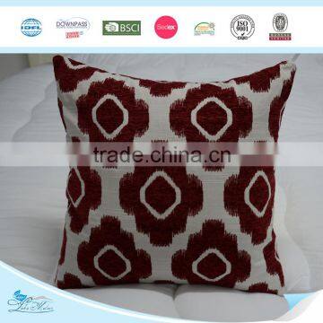 wholesale custom embroidery chevron linen cushion