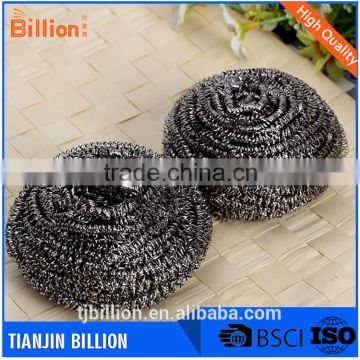 Manufacturer high quality kitchen cleaning stainless steel scourer/sponge/cleaning ball