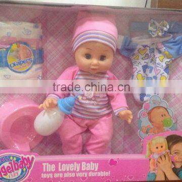 14 Inch Angelbaby the Lovely Baby Durable Soft Material Drinking Peeing Boy Doll Toy photo-2
