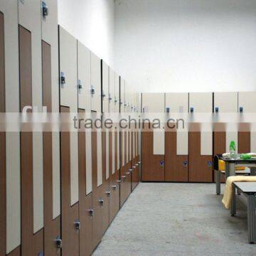 2016 New L Shape Hpl Locker Room For Gym Changing Room