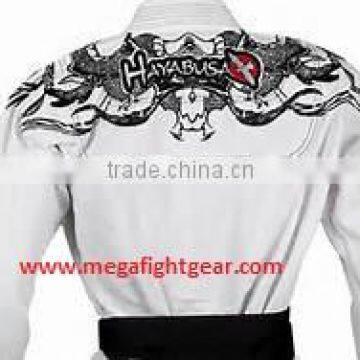 Black & White Color Brazilian Jiu Jitsu Uniform