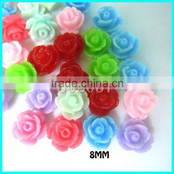 Resin Cameo Rose Flower ,Resin Fower Cabochons DIY For Clothing