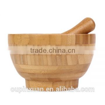 Economic Bamboo Bowl.Bamboo garlic crasher ,