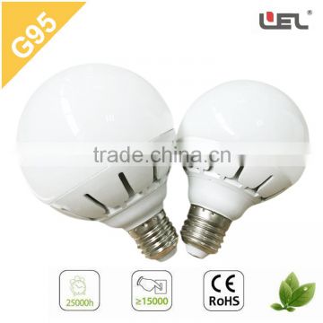 G95 AC220V-240V Global LED Bulb E27 gate lamp 15W innovalight LED fairground lights