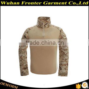 sand color frog style military tactical army suits uniform