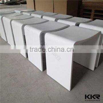 high quality solid surface bathroom stool, sitting stool