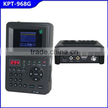 Input Frequency 950-2150MHz TFT LED 3.5 Inch Satellite Finder Meter With AV Input