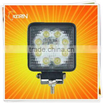 DC 12 volt waterproof 27w led work light