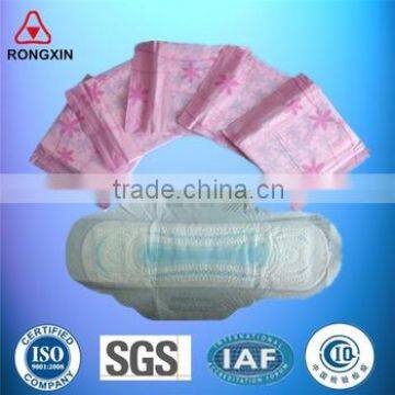 2016 hot sale brands name disposable super absorbent lady sanitary napkin manufacturer