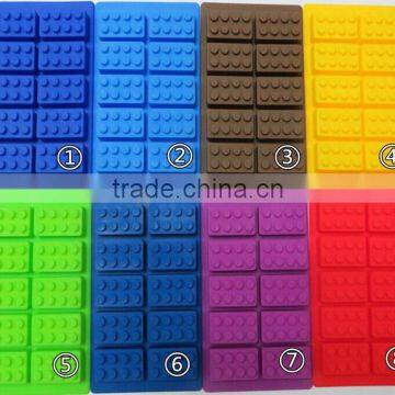 Buliding Brick Block Candy Jello Silicone Ice Cube Tray Chocolates Silicone Baking Molds for Lego Lovers