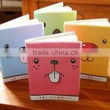 notebook printing with cute design .wenzhou