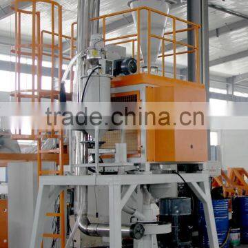 High efficiency pulverizer for plastic granule material