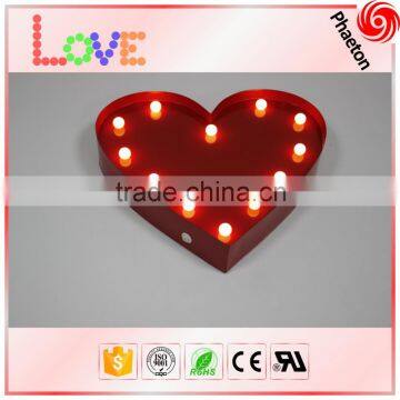 Romantic wedding led marquee letter sign, led marquee lights heart