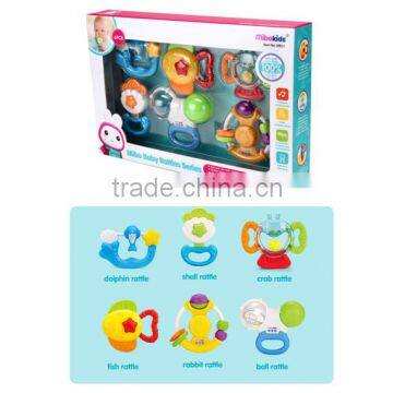 6PCS baby rattle set toy