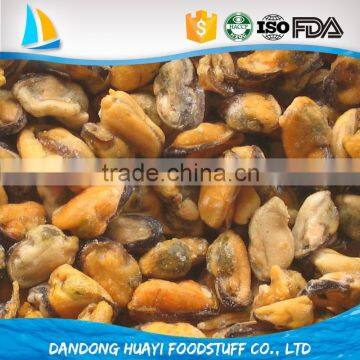 high quality half shell mussel frozen