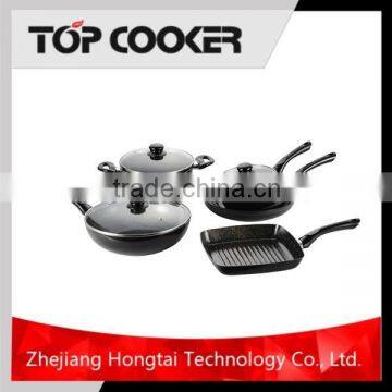 Aluminum pressed marble stone cookware