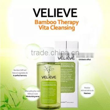 [VELIEVE]bamboo whitening cleanser/Korea / deep cleansing oil/face cleanser