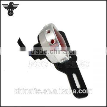 Motorcycle LED Custom Vintage Drilled Tail Light Brake Lamp For Harley, Chopper, Bobber photo-3