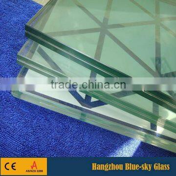 8+8mm laminated glass canopy for entrance