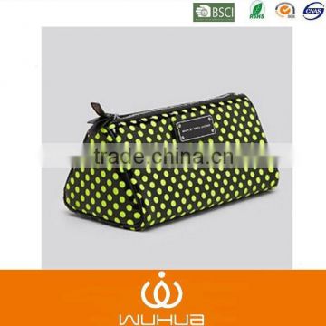 with 25 years experience dot PVC women cosmetic bag for travel