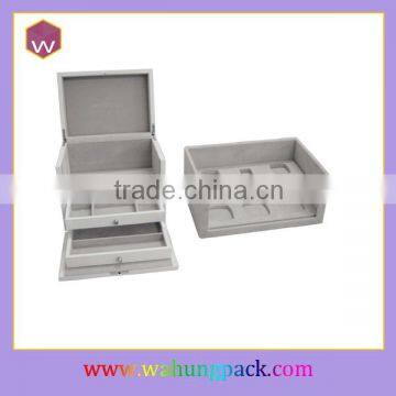 Customized White Lacquer Wooden Perfume Box (WH-0529) photo-2