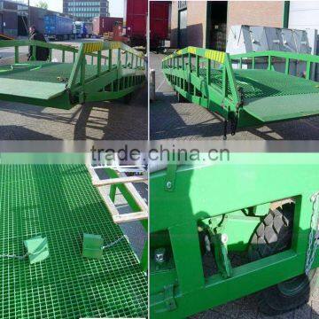 used for loading and unloading cargo ramps for cars