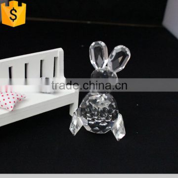 Handmade Crystal Animal rabbit Model for room decorate